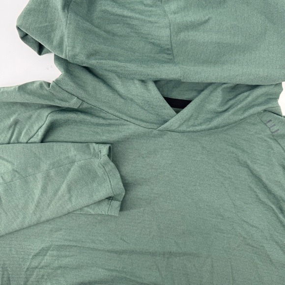 lululemon Other - lululemon Drysense Training Hoodie Men Large Green Long Sleeve Breathable Active